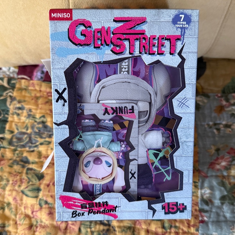 Disney Miniso GenZ Stitch Keychain -Confirmed FUNKY